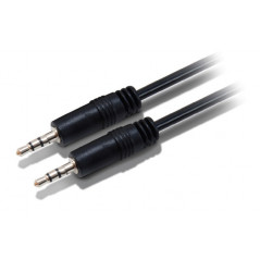 14708107 CABLE DE AUDIO 2,5 M 3,5MM NEGRO