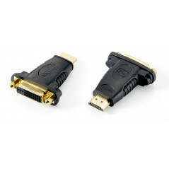 118909 CABLE GENDER CHANGER DVI (24+1) HDMI A NEGRO