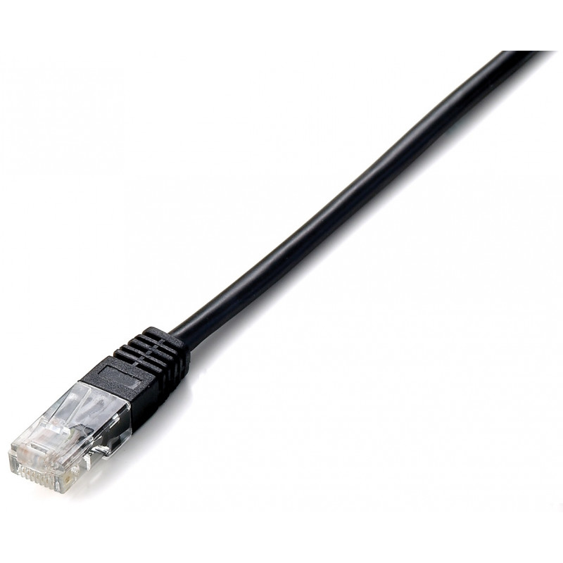 CAT.5E U/UTP 0.5M CABLE DE RED NEGRO 0,5 M CAT5E U/UTP (UTP)