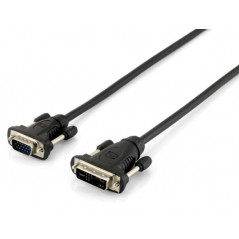 118943 ADAPTADOR DE CABLE DE VÍDEO 1,8 M DVI-A VGA (D-SUB) NEGRO