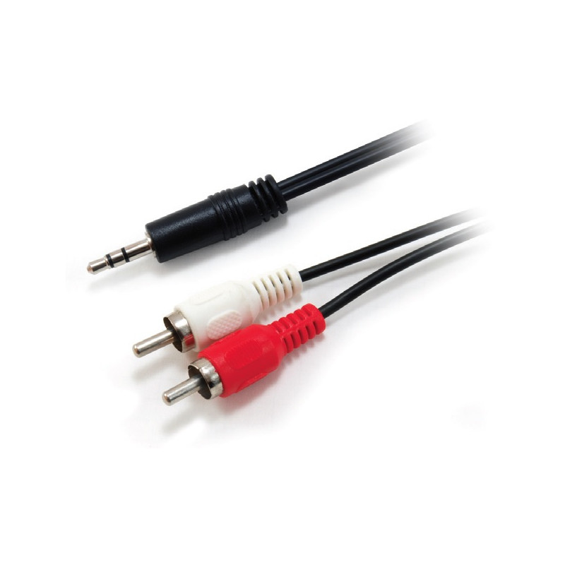 14709207 CABLE DE AUDIO 2,5 M 3,5MM 2 X RCA NEGRO