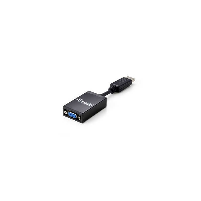 133435 ADAPTADOR DE CABLE DE VÍDEO 0,15 M DISPLAYPORT VGA NEGRO