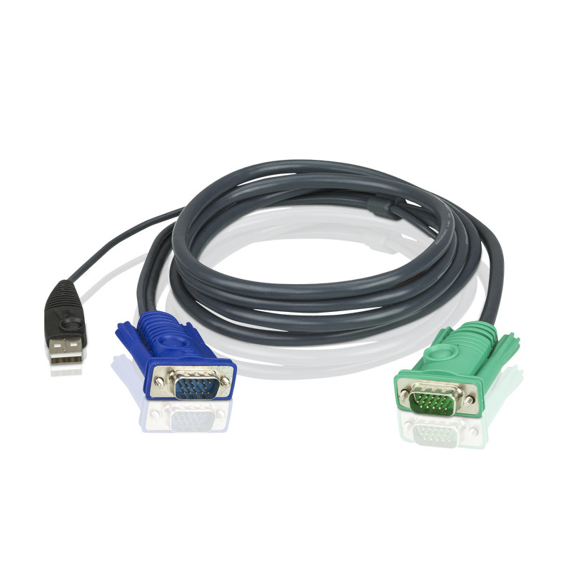 CABLE KVM USB CON SPHD 3 EN 1 DE 3 M