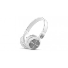 DJ2 AURICULARES DIADEMA CONECTOR DE 3,5 MM BLANCO