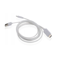 APPC23 ADAPTADOR GRÁFICO USB 1920 X 1080 PIXELES BLANCO