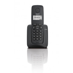 A116 TELÉFONO DECT NEGRO IDENTIFICADOR DE LLAMADAS