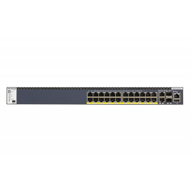 M4300-28G-POE+ GESTIONADO L2/L3/L4 10G ETHERNET (100/1000/10000) ENERGÍA SOBRE ETHERNET (POE) 1U NEG