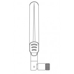 ML-2452-APA2-02 ANTENA PARA RED 4,9 DBI RP-SMA