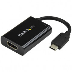 ADAPTADOR USB-C A HDMI 4K CON ENTREGA DE ALIMENTACIÓN POR USB - 60 WATTS - NEGRO