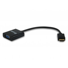 11903607 ADAPTADOR DE CABLE DE VÍDEO VGA (D-SUB) HDMI TIPO A (ESTÁNDAR) NEGRO