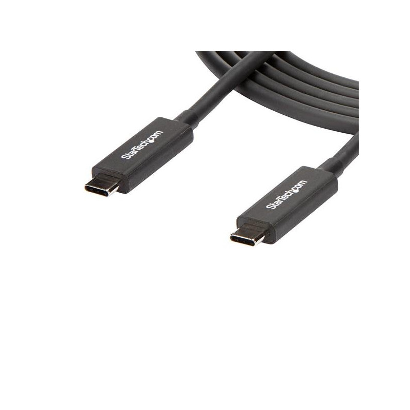 CABLE DE 2M THUNDERBOLT 3 USB C (40 GBPS) - CABLE COMPATIBLE CON THUNDERBOLT Y USB