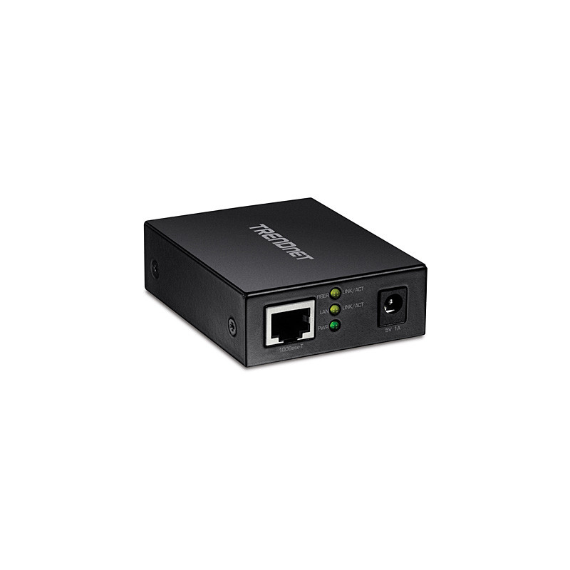 TFC-FSFP CONVERTIDOR DE MEDIO 100 MBIT/S MULTIMODO, MONOMODO NEGRO