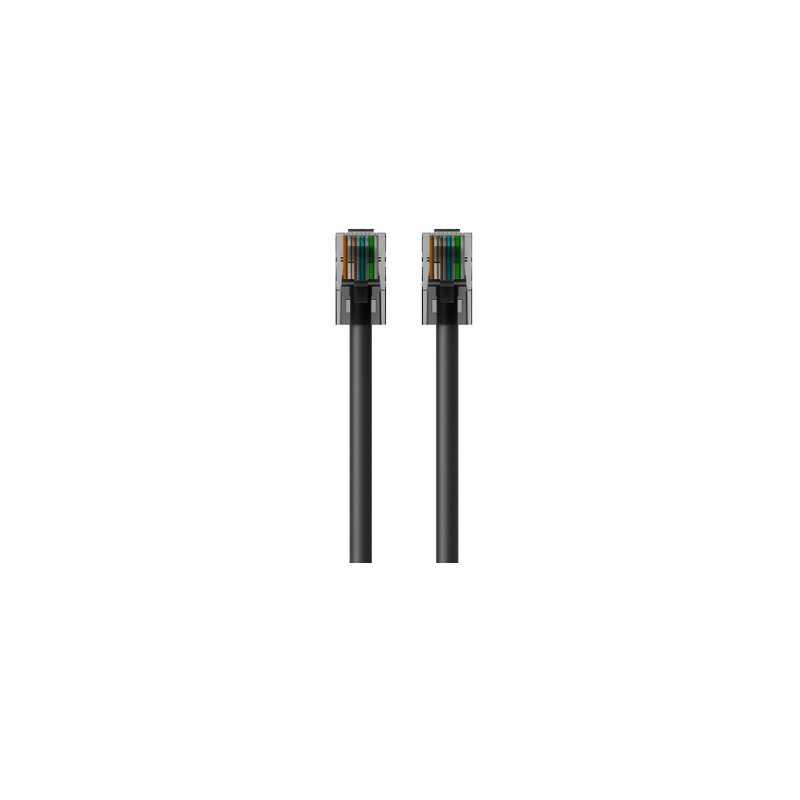 RJ45-RJ45, CAT6, 10M CABLE DE RED NEGRO