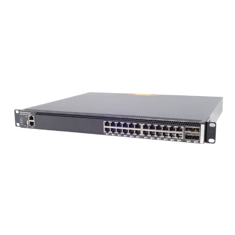 RACKSWITCH G7028 GESTIONADO L2 GIGABIT ETHERNET (10/100/1000) NEGRO 1U