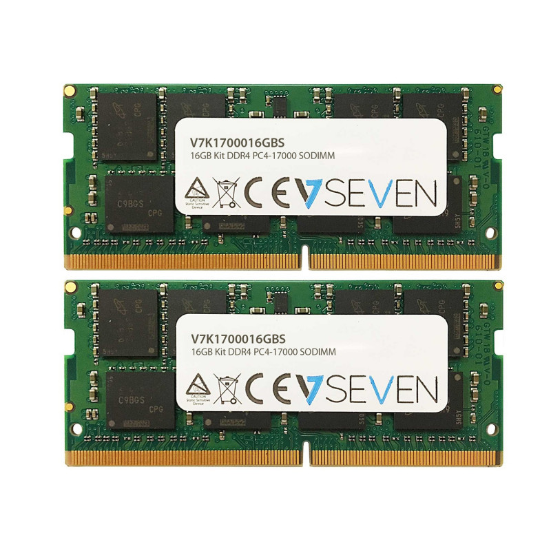 16GB DDR4 PC4-17000 - 2133MHZ SO-DIMM MÓDULO DE MEMORIA - V7K1700016GBS