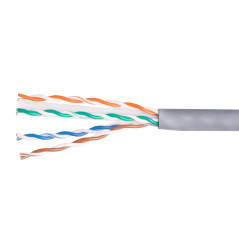 404531 CABLE DE RED GRIS 100 M CAT6 U/UTP (UTP)