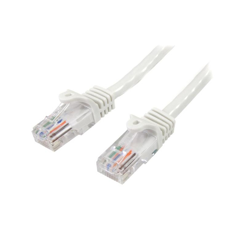 CABLE DE RED DE 10M BLANCO CAT5E ETHERNET RJ45 SIN ENGANCHES