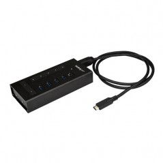 HUB CONCENTRADOR USB 3.0 USB A A 5X USB-A Y 2X USB TIPO C DE 7 PUERTOS - LADRÓN USB A USBC INDUSTRIAL