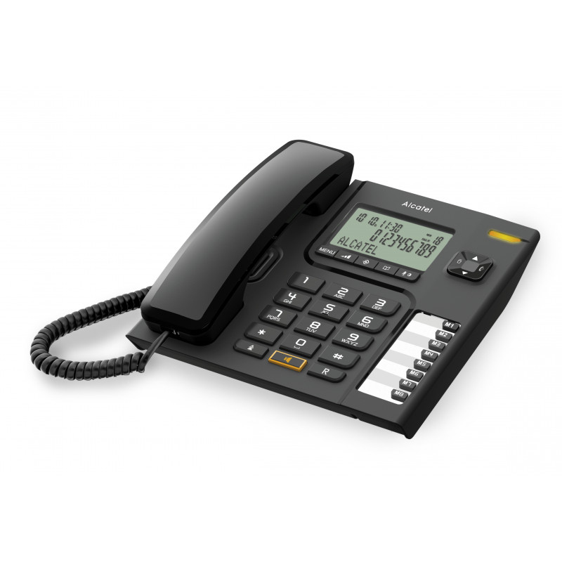 T76 TELÉFONO DECT IDENTIFICADOR DE LLAMADAS NEGRO