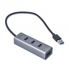 METAL USB 3.0 HUB 4 PORT