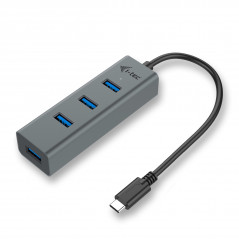 METAL USB-C HUB 4 PORT