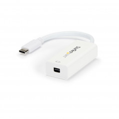 ADAPTADOR CONVERTIDOR USB-C A MINI DISPLAYPORT - 4K A 60HZ - BLANCO - CONVERSOR USB 3.1 TIPO C A MIN