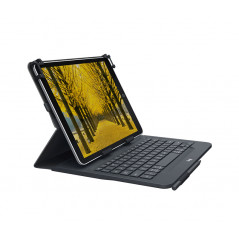 UNIVERSAL FOLIO WITH INTEGRATED KEYBOARD FOR 9-10 INCH TABLETS NEGRO BLUETOOTH QWERTY ESPAÑOL