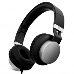 AURICULARES LIGEROS - NEGRO/PLATA