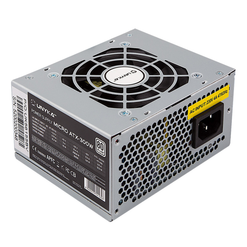 SFX 300W UNIDAD DE FUENTE DE ALIMENTACIÓN 20+4 PIN ATX PLATA