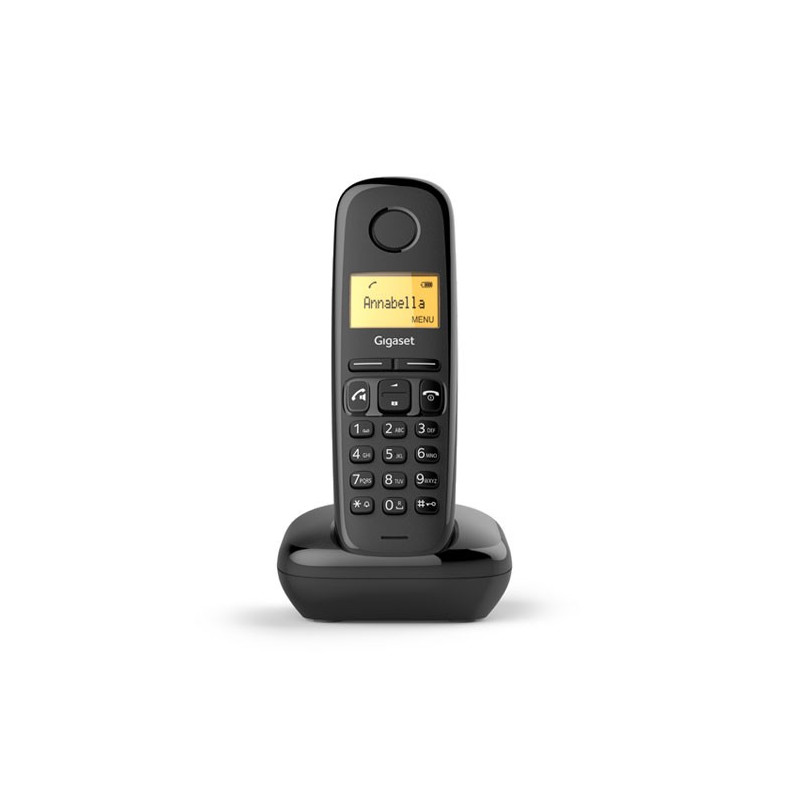 A270 TELÉFONO DECT NEGRO IDENTIFICADOR DE LLAMADAS