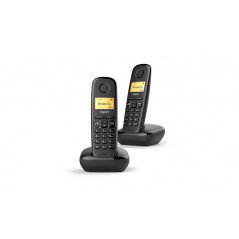 A270 DUO TELÉFONO DECT NEGRO IDENTIFICADOR DE LLAMADAS