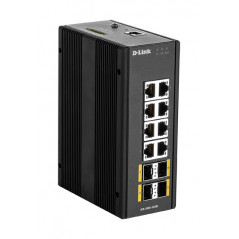 DIS-300G-12SW GESTIONADO L2 GIGABIT ETHERNET (10/100/1000) NEGRO