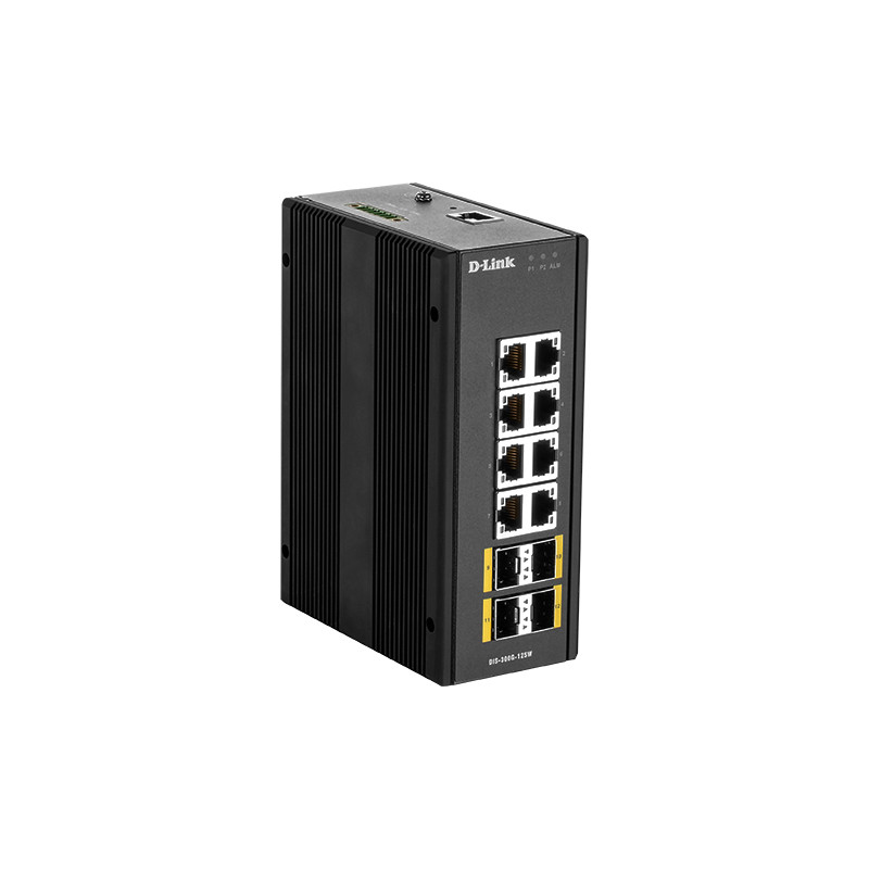 DIS-300G-12SW GESTIONADO L2 GIGABIT ETHERNET (10/100/1000) NEGRO