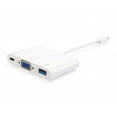 133462 HUB DE INTERFAZ USB 3.2 GEN 1 (3.1 GEN 1) TYPE-C BLANCO