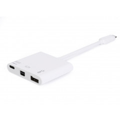 133463 HUB DE INTERFAZ USB 3.2 GEN 1 (3.1 GEN 1) TYPE-C BLANCO