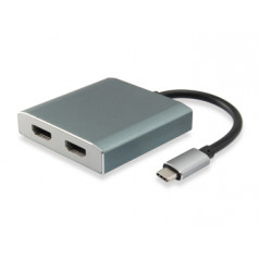 133464 ADAPTADOR GRÁFICO USB 4096 X 2160 PIXELES GRIS