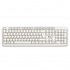 SPIKE TECLADO USB QWERTY BLANCO