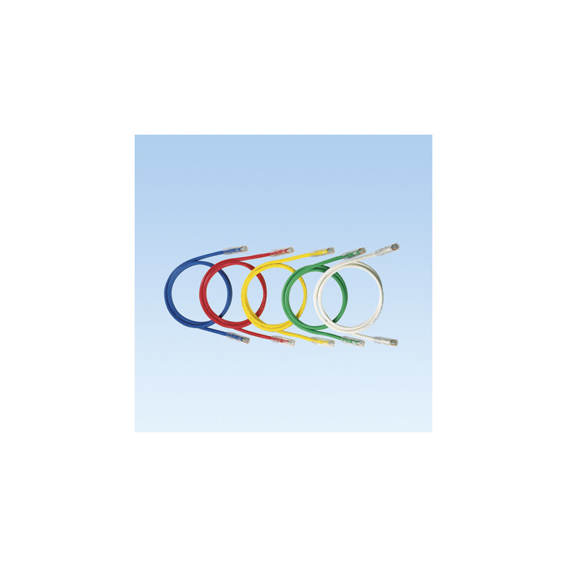 CATEGORY 6 UTP PATCH CORD FOR USE WITH NETKEY CATEGORY 6 COMPONENTS CABLE DE RED BLANCO 1 M