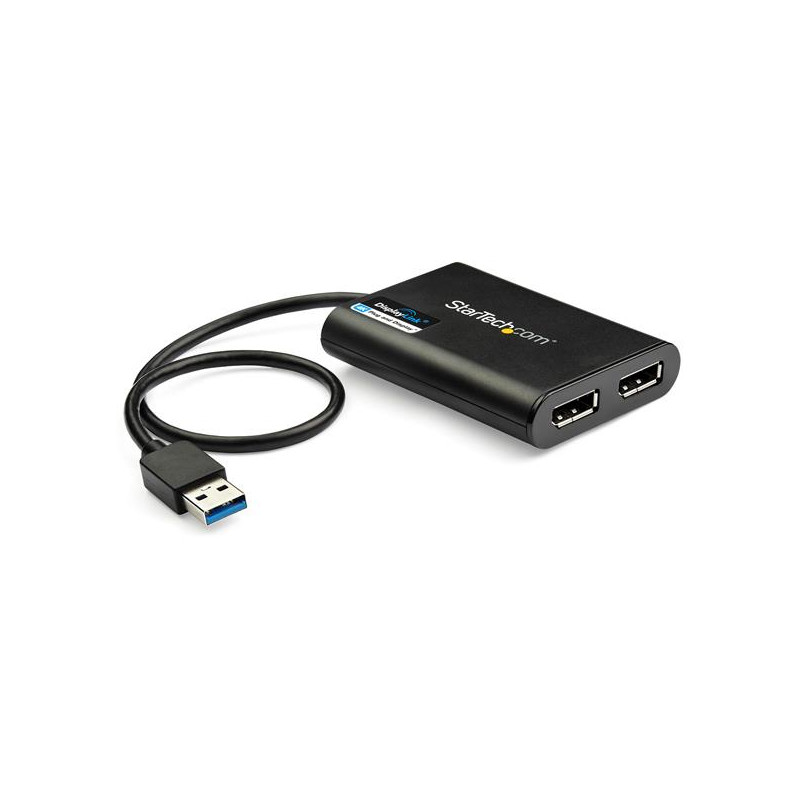 ADAPTADOR GRÁFICO EXTERNO USB 3.0 A DISPLAYPORT DOBLE - CABLE CONVERSOR USB 3.0 A DP CON VÍDEO DOBLE