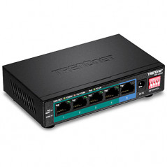 TPE-LG50 SWITCH GIGABIT ETHERNET (10/100/1000) NEGRO ENERGÍA SOBRE ETHERNET (POE)