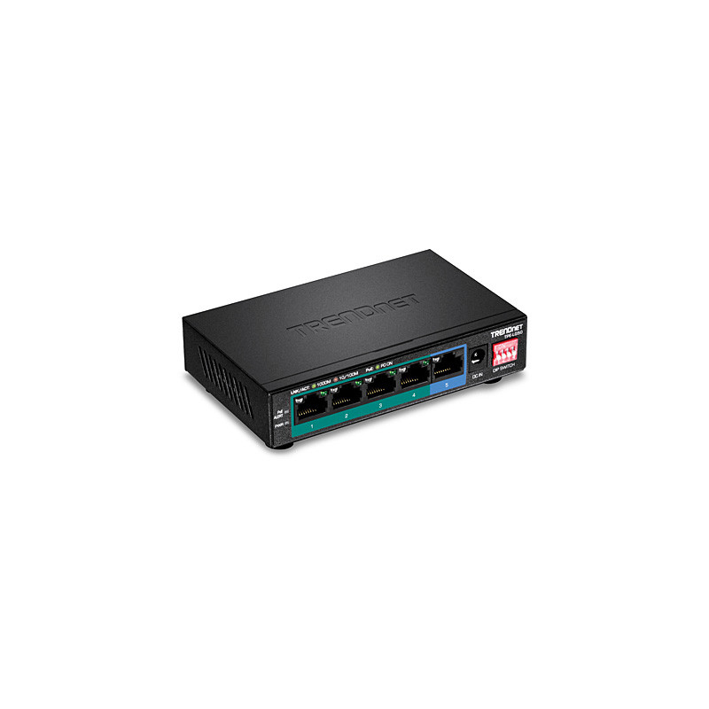 TPE-LG50 SWITCH GIGABIT ETHERNET (10/100/1000) NEGRO ENERGÍA SOBRE ETHERNET (POE)