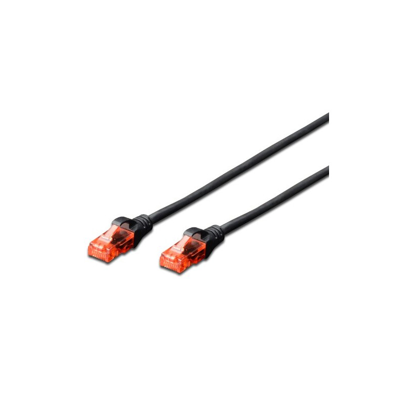 IM1008 CABLE DE RED NEGRO 1 M CAT6 U/UTP (UTP)