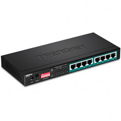 TPE-LG80 SWITCH NO ADMINISTRADO GIGABIT ETHERNET (10/100/1000) NEGRO ENERGÍA SOBRE ETHERNET (POE)