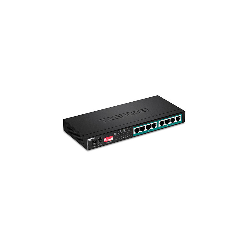 TPE-LG80 SWITCH NO ADMINISTRADO GIGABIT ETHERNET (10/100/1000) NEGRO ENERGÍA SOBRE ETHERNET (POE)