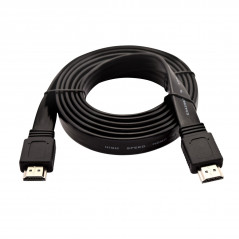 CABLE NEGRO DE VÍDEO CON CONECTOR HDMI MACHO A HDMI MACHO 2M 6.6FT