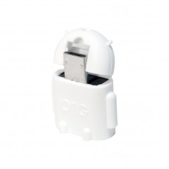 AA0063 CABLE GENDER CHANGER MICRO-USB-OTG USB 2.0 BLANCO