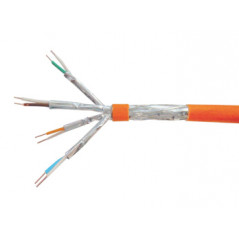 187321 CABLE DE RED NARANJA 100 M CAT7 S/FTP (S-STP)