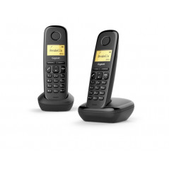 A170 DUO TELÉFONO DECT/ANALÓGICO NEGRO IDENTIFICADOR DE LLAMADAS