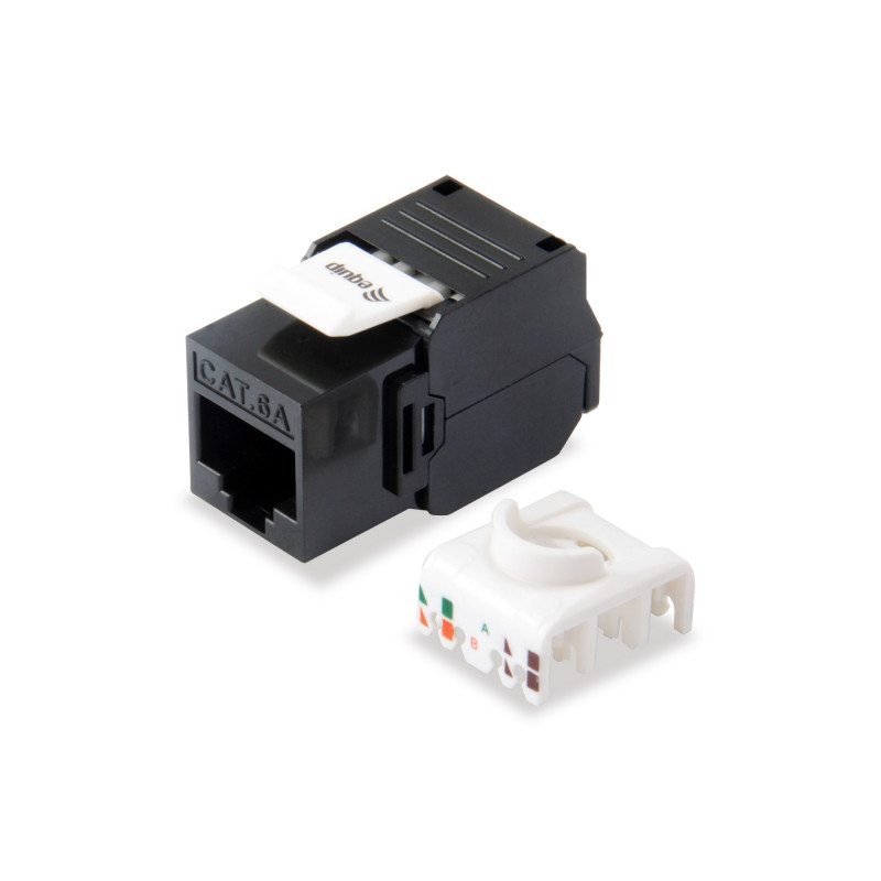 769226 CAMBIADOR DE GÉNERO PARA CABLE RJ-45 LSA NEGRO