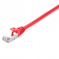 CABLE DE RED BLINDADO CAT6 STP 03M ROJO